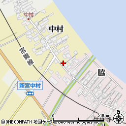 京都府宮津市中村279-1周辺の地図