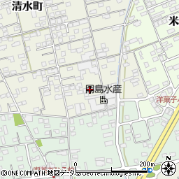 鳥取県境港市清水町607周辺の地図