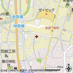 岐阜県美濃市2840周辺の地図