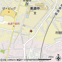 岐阜県美濃市千畝町288周辺の地図