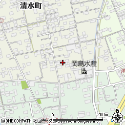 鳥取県境港市清水町609-4周辺の地図