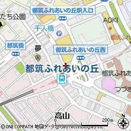 日本調剤ふれあいの丘薬局周辺の地図