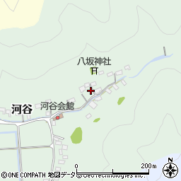 兵庫県豊岡市河谷818周辺の地図