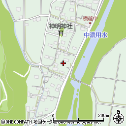 岐阜県美濃市横越264周辺の地図