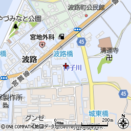 京都府宮津市波路2540周辺の地図