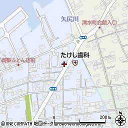 鳥取県境港市外江町1622周辺の地図