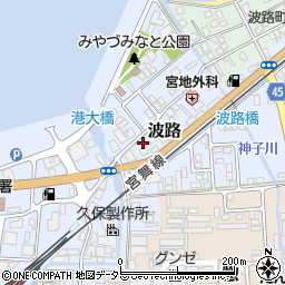 京都府宮津市波路2377周辺の地図