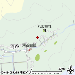 兵庫県豊岡市河谷826周辺の地図