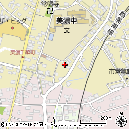岐阜県美濃市千畝町654周辺の地図