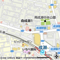 ひものや 銀次 成瀬本店周辺の地図