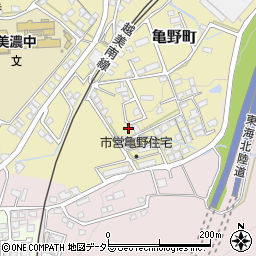 岐阜県美濃市3961周辺の地図