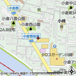 神奈川県川崎市幸区小倉5丁目周辺の地図