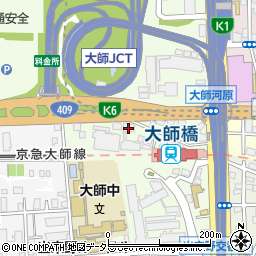 クリオ川崎大師東壱番館周辺の地図
