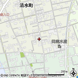 鳥取県境港市清水町657-8周辺の地図