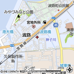 京都府宮津市波路2511周辺の地図