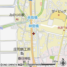 岐阜県美濃市段町170周辺の地図