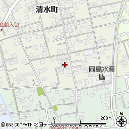 鳥取県境港市清水町659-17周辺の地図