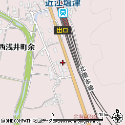 滋賀県長浜市西浅井町余237-2周辺の地図