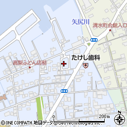 鳥取県境港市外江町1619周辺の地図