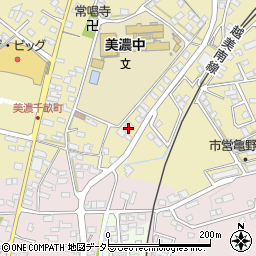 岐阜県美濃市3929周辺の地図