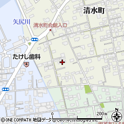 鳥取県境港市清水町915周辺の地図