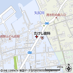 鳥取県境港市外江町1622-5周辺の地図