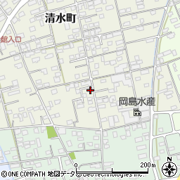 鳥取県境港市清水町657-4周辺の地図