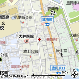 兵庫県豊岡市城南町10-19周辺の地図