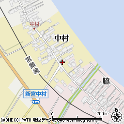 京都府宮津市中村274周辺の地図