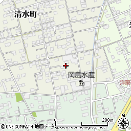 鳥取県境港市清水町612-2周辺の地図