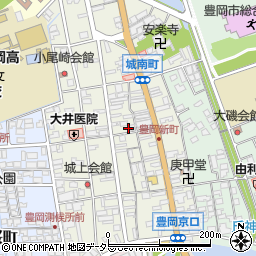 兵庫県豊岡市城南町10-16周辺の地図