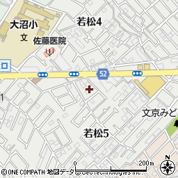 ファミール若松周辺の地図