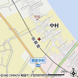 京都府宮津市中村192周辺の地図