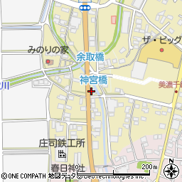 岐阜県美濃市157周辺の地図