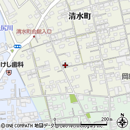 鳥取県境港市清水町676-3周辺の地図