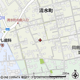 鳥取県境港市清水町676-4周辺の地図
