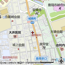 兵庫県豊岡市城南町11-10周辺の地図
