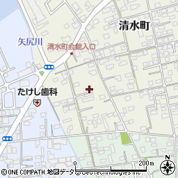 鳥取県境港市清水町911-3周辺の地図