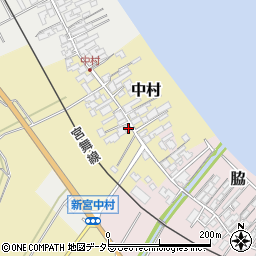 京都府宮津市中村199周辺の地図