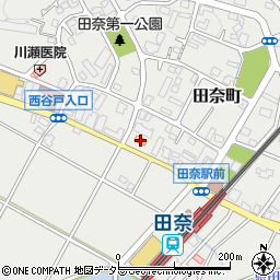 セブンイレブン横浜田奈店周辺の地図