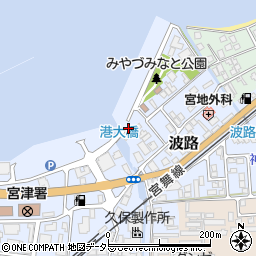 京都府宮津市波路2178-5周辺の地図