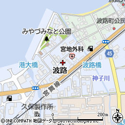 京都府宮津市波路2359-1周辺の地図