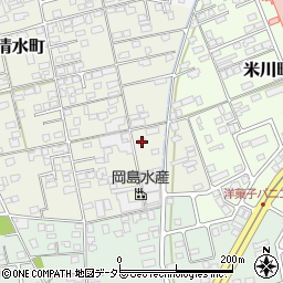鳥取県境港市清水町594-1周辺の地図