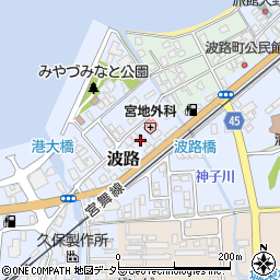 京都府宮津市波路2359周辺の地図