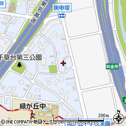 神奈川県横浜市青葉区千草台47-28周辺の地図