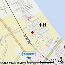 京都府宮津市中村202周辺の地図