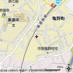 岐阜県美濃市3960周辺の地図