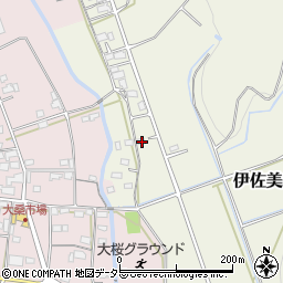 岐阜県山県市伊佐美1691周辺の地図