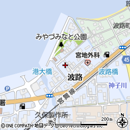 京都府宮津市波路2363-5周辺の地図