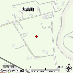 千葉県千葉市緑区大高町周辺の地図